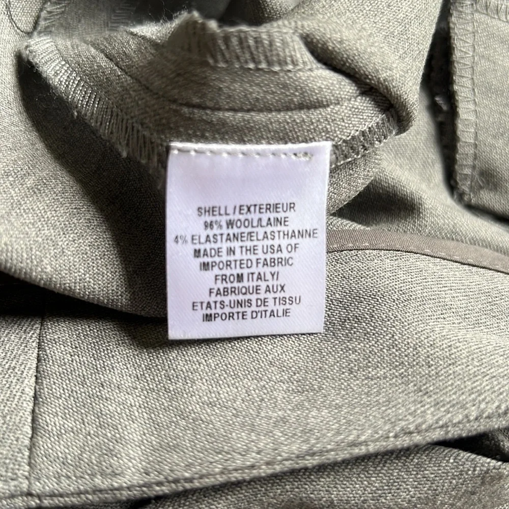 Grey MILLY wide leg, flat front trouser - Picture 7 of 7